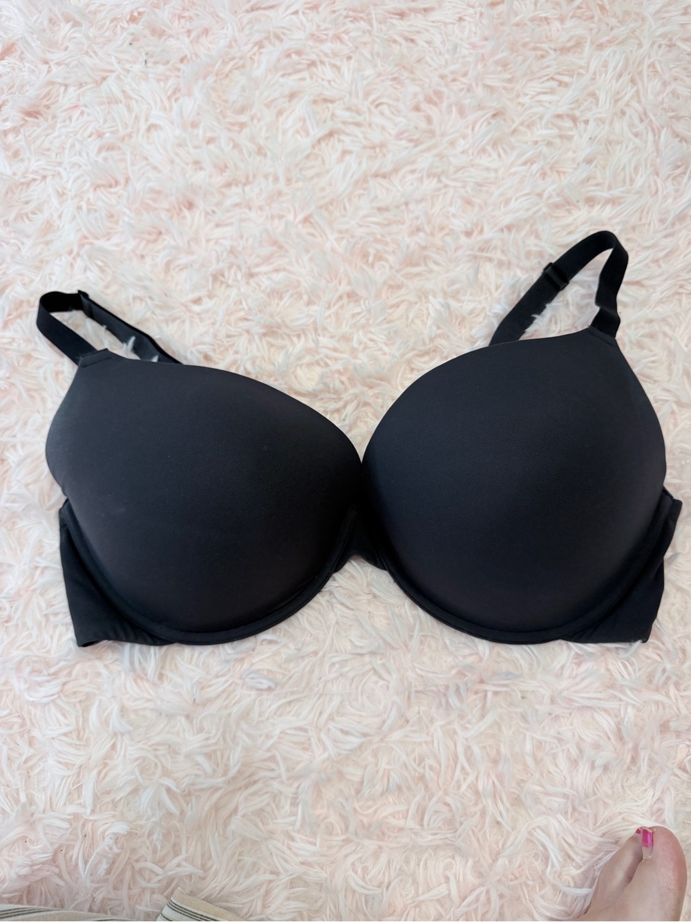SKIMS Black Padded Everyday Bra